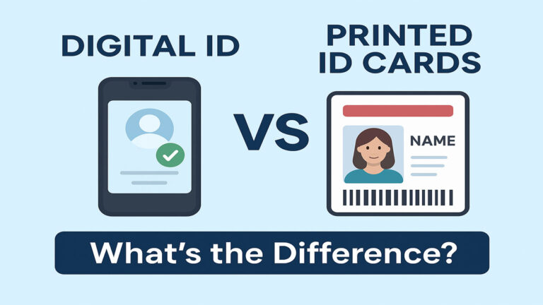 Digital id vs printed id cards image